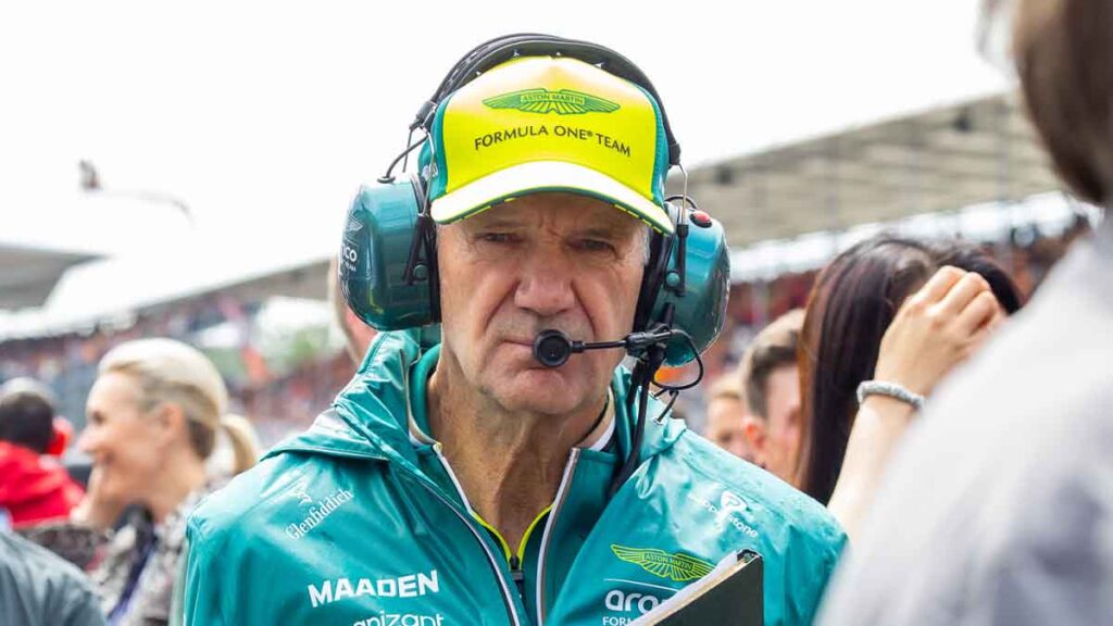 Adrian Newey Aston Martin British エイドリアン・ニューウェイ、2025年イギリスGPにて