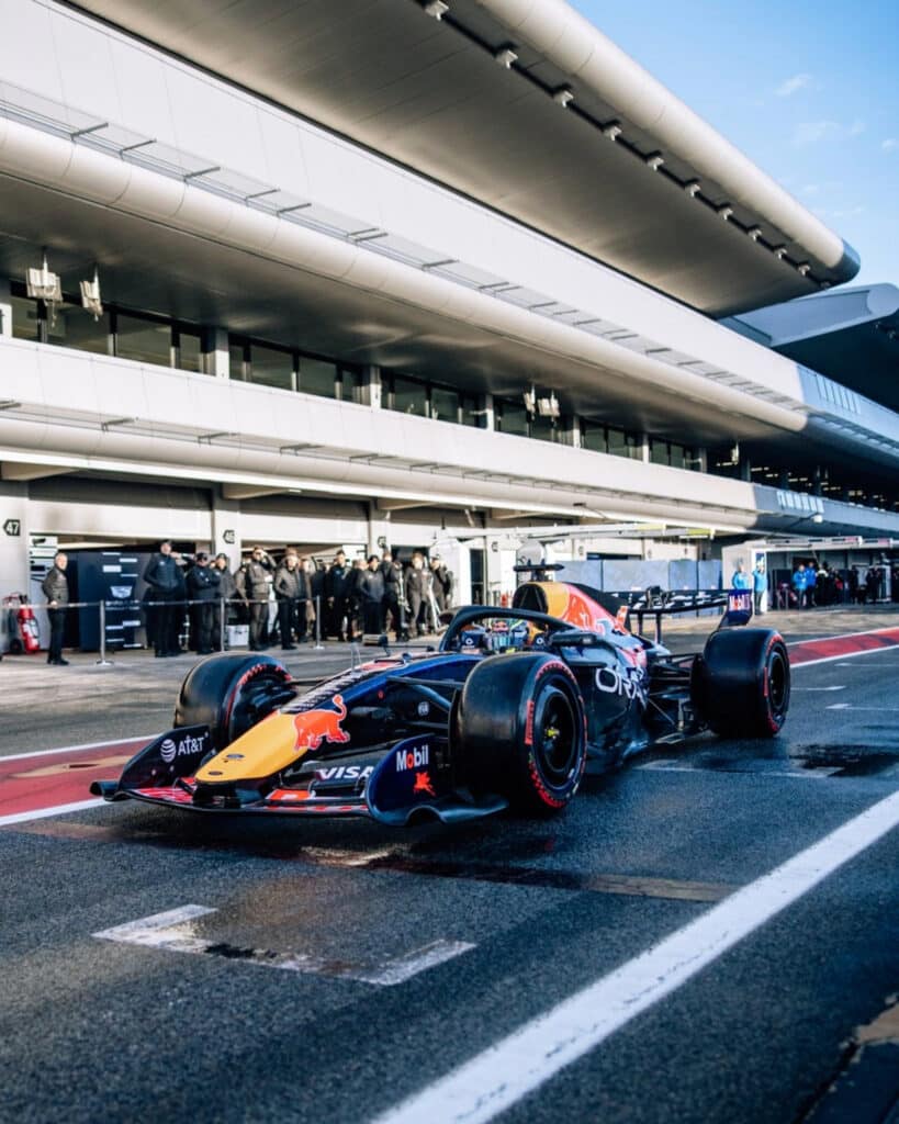 Red Bull’s new era: The RB22, powered by the first-ever in-house Red Bull-Ford engine, completed over 100 laps with Isack Hadjar.