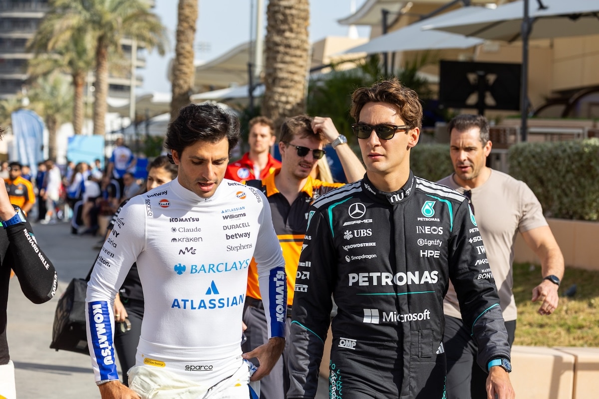 carlos sainz george russell