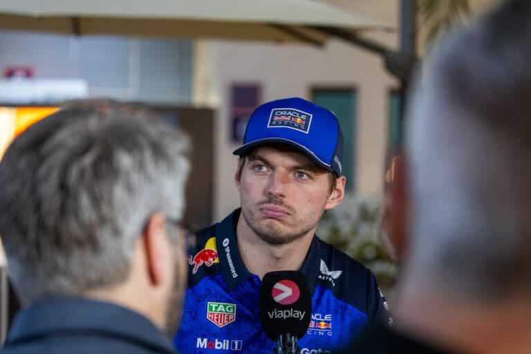 max verstappen bahrain test day 2