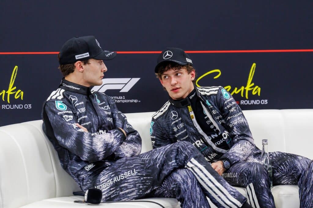 mercedes george kimi suzuka