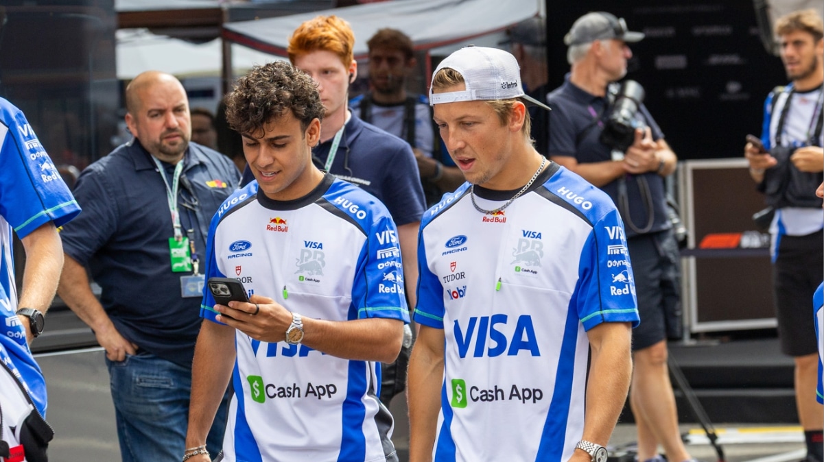 Arvid Lindblad and Liam Lawson Racing Bulls F1